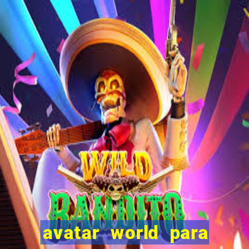 avatar world para imprimir e colorir